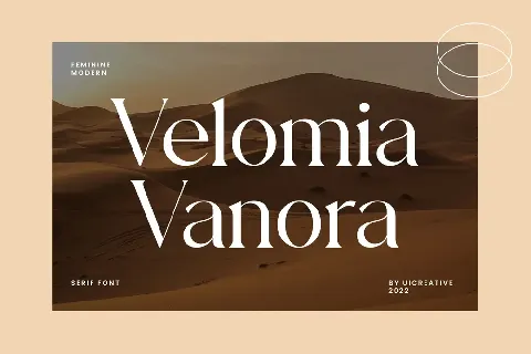VelomiaVanora font