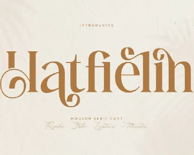 Hatfielin font