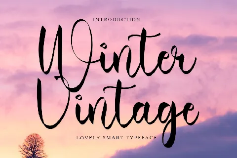 Winter Vintage font