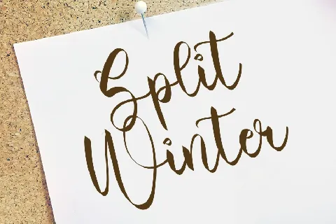 Winter Vintage font