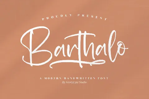 Barthalo font