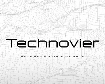 Technovier font