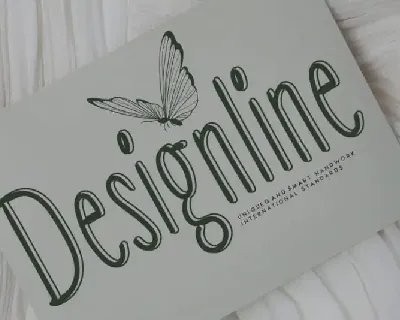 Designline Display font