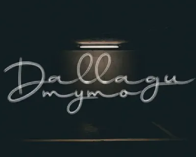 Dallagu Brush font