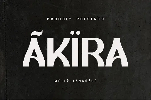 Akira font