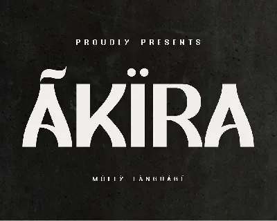 Akira font