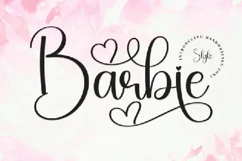 Barbie Calligraphy font