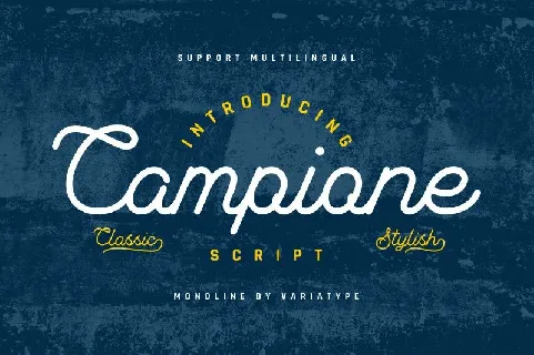 Campione Script font