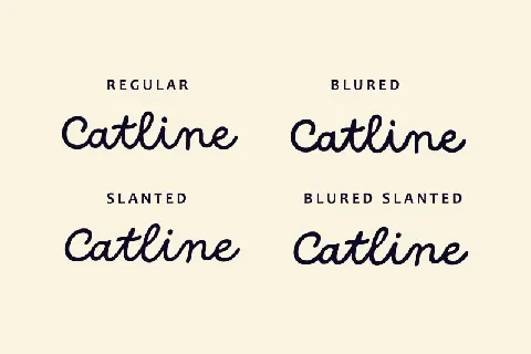 Catline Typeface font