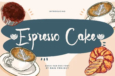 Espresso Cake font