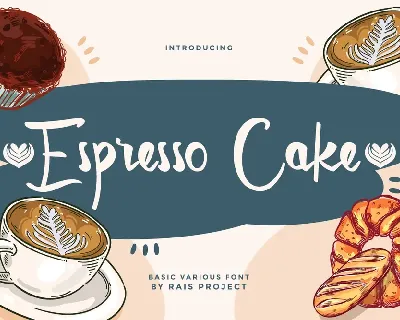 Espresso Cake font