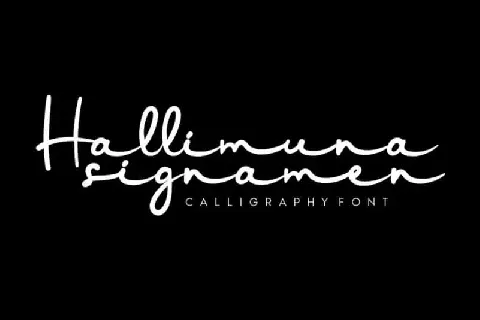 Hallimuna Handwritten font