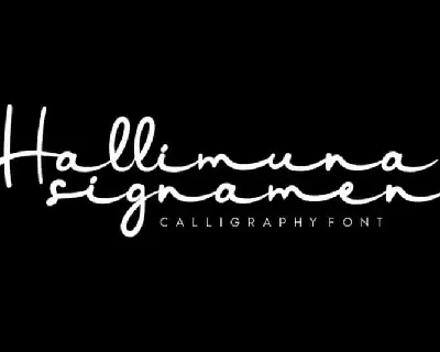 Hallimuna Handwritten font