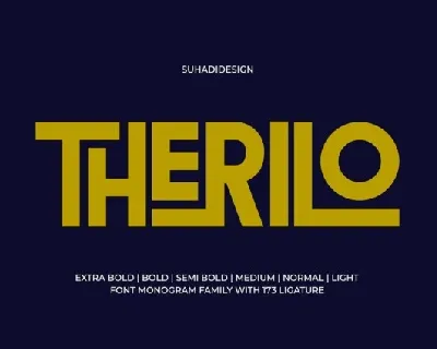 Therilo Family font