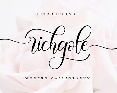 Richgole font