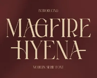 Magfire Hyena font