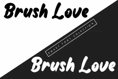 Brush Love Brush font