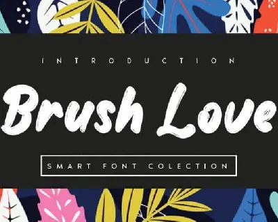 Brush Love Brush font