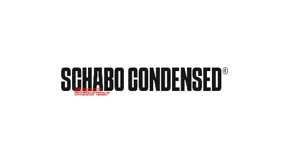 Schabo Condensed font