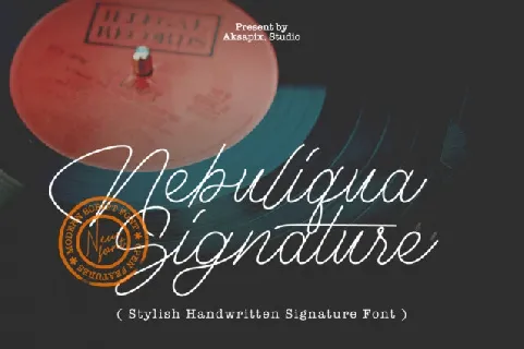 Nebuliqua font