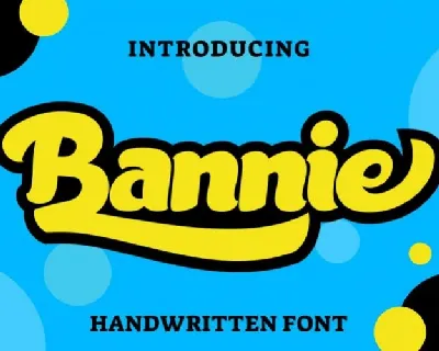 Bannie Handwritten font