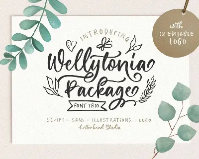 Wellytonia Package font