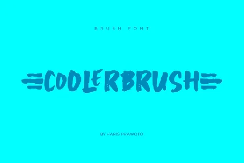 Coolerbrush font