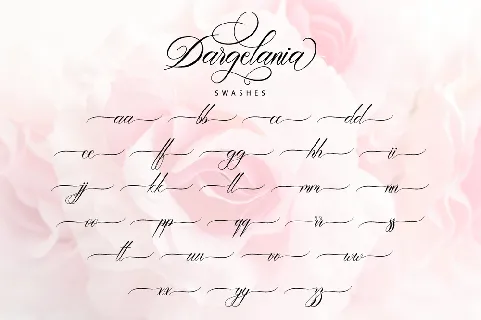 Dargelania font