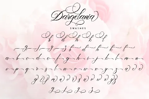 Dargelania font