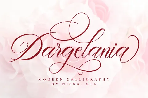 Dargelania font