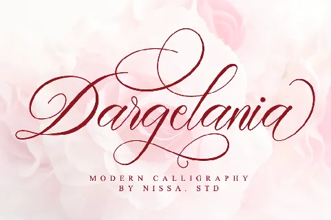 Dargelania font