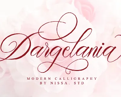 Dargelania font