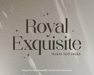 Royal Exquisite font