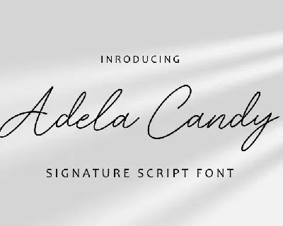 Adela Candy font