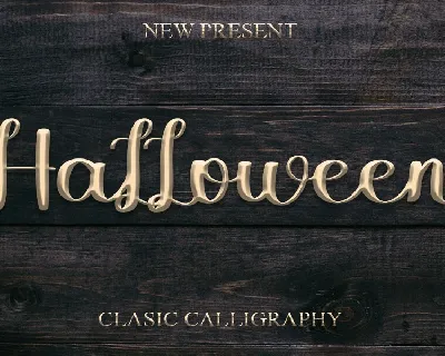 Halloween Typeface font