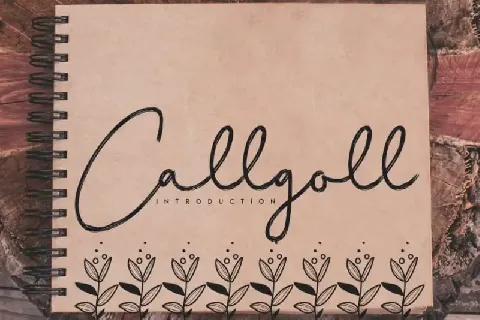 Callgoll Handwritten font