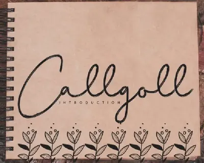 Callgoll Handwritten font