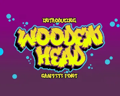 Wooden Head font