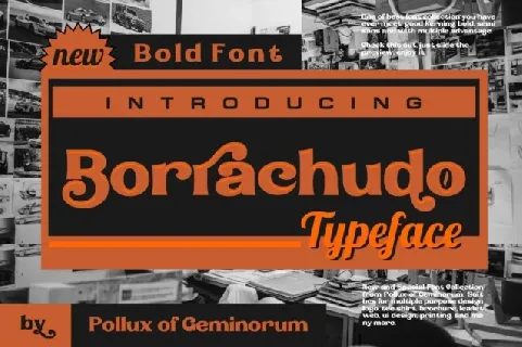 Borrachudo font