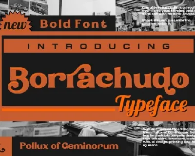 Borrachudo font