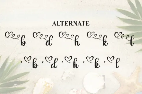 Sand Beach Script font