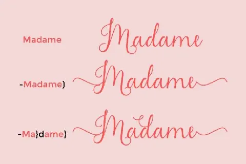 Madame Naila font