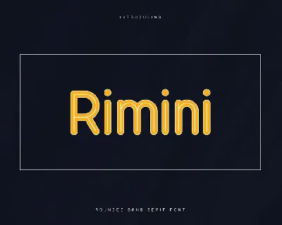 Rimini font