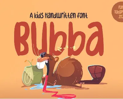 Bubba font