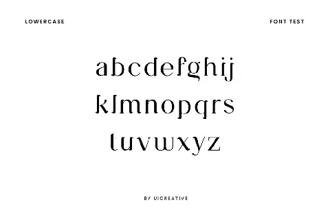 Kinematical font