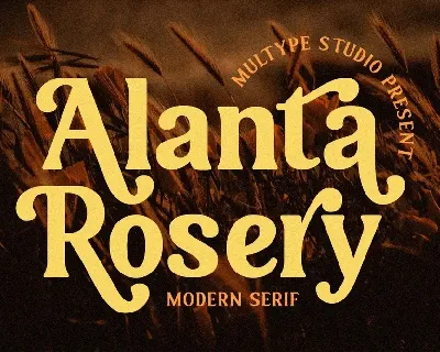 Alanta Rosery font