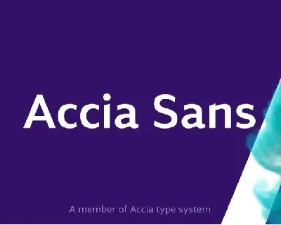 Accia Sans font