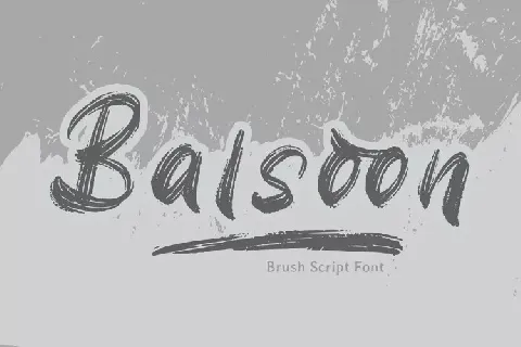 Balsoon font