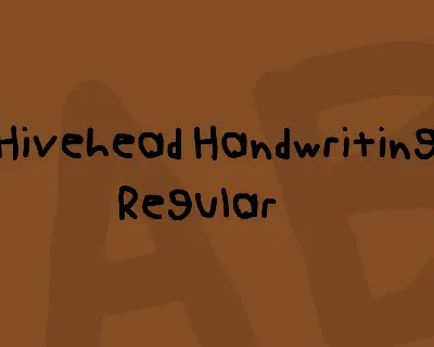 Hivehead Handwriting font