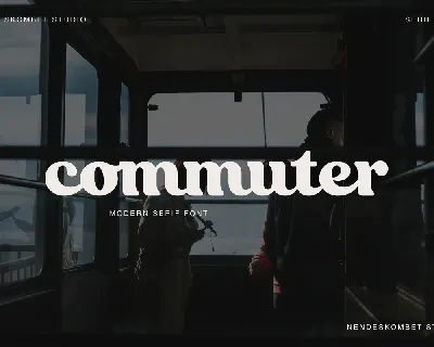 Commuter font